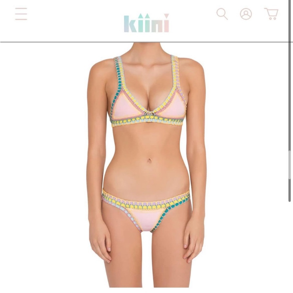 KIINI Pastel Crochet Bikini Set